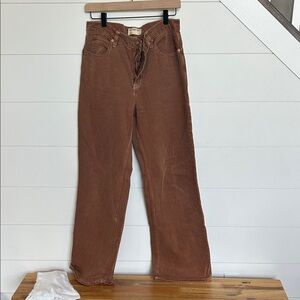 We The Free Brown Flare Jeans